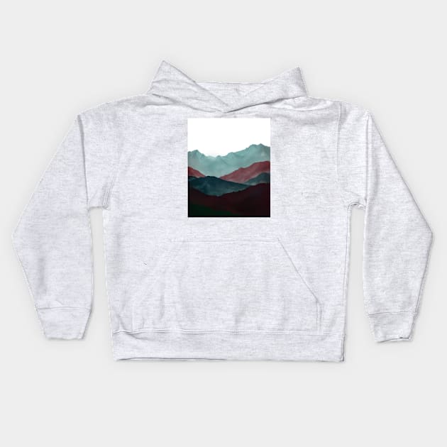 Mountain landscape apr version Kids Hoodie by consequat